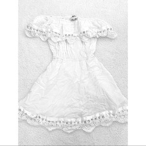 SABO Skirt White Lace Dress